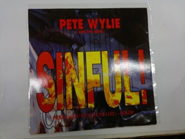 PETE WYLIE AND THE FARM - SINFUL - ORIGINAL SIGNED